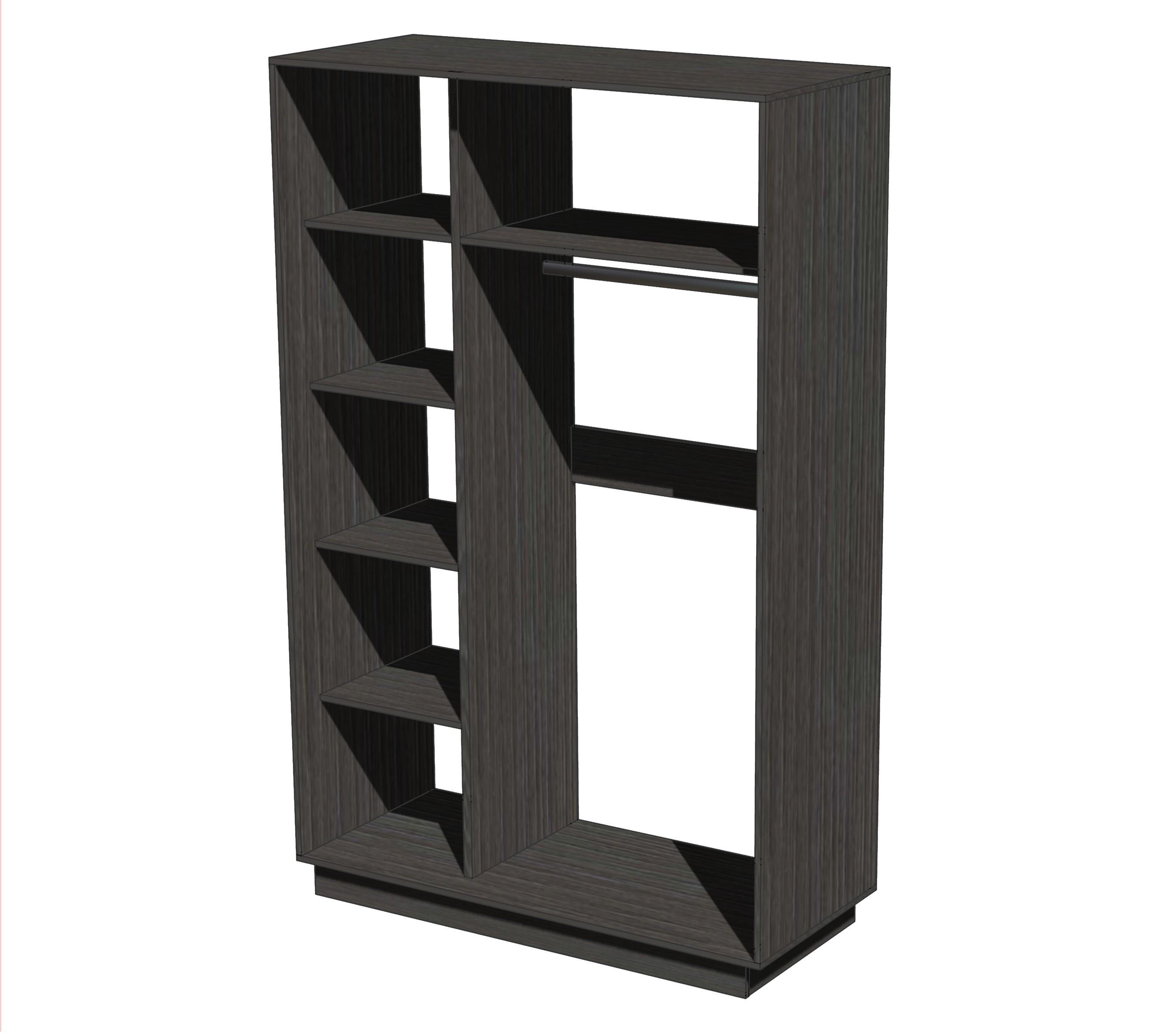 Шкаф-купе "Лайндор" Корпус к шкафу-купе 2-х дверн. 1400 анкор темный