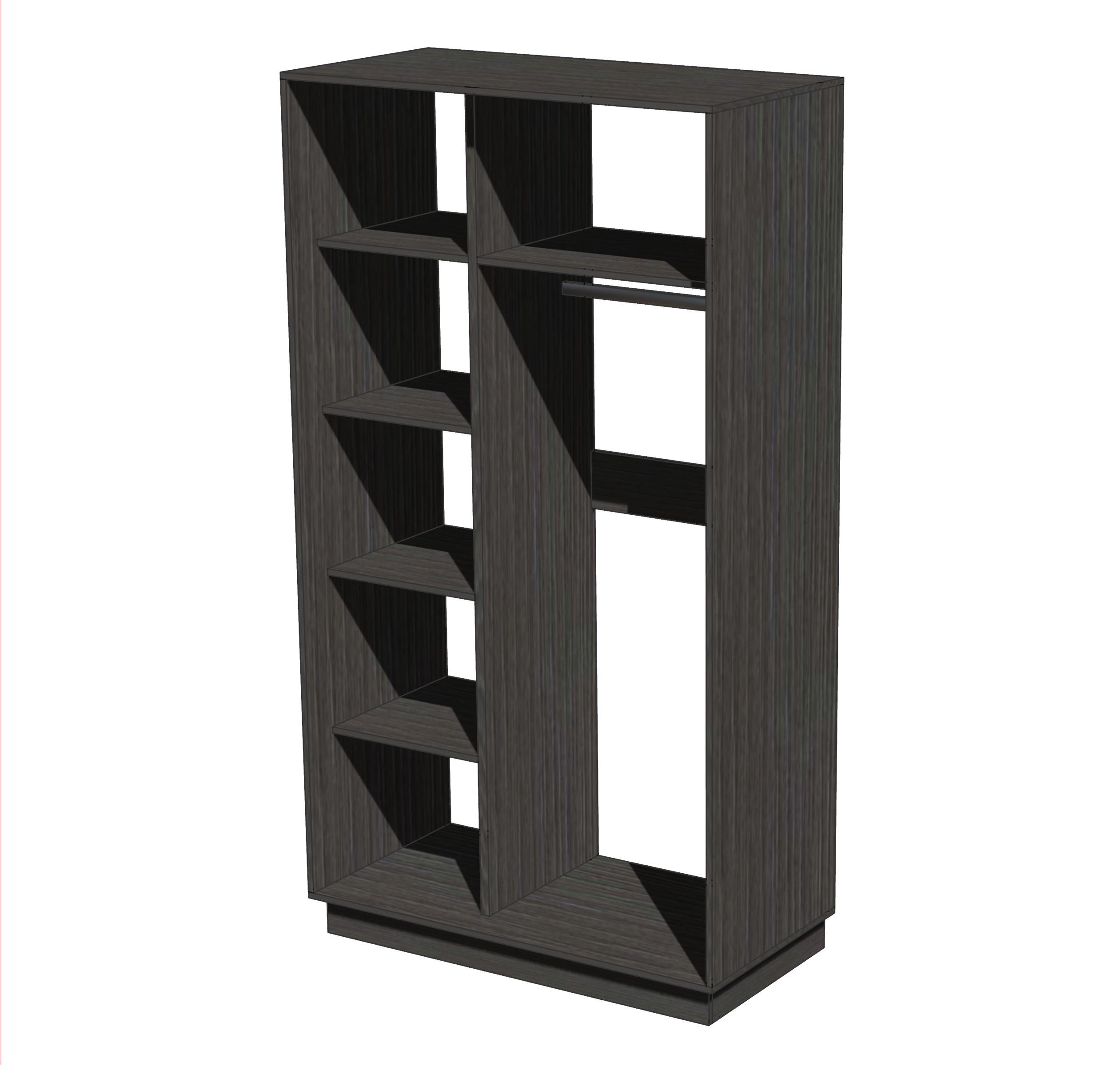 Шкаф-купе "Лайндор" Корпус к шкафу-купе 2-х дверн. 1200 анкор темный