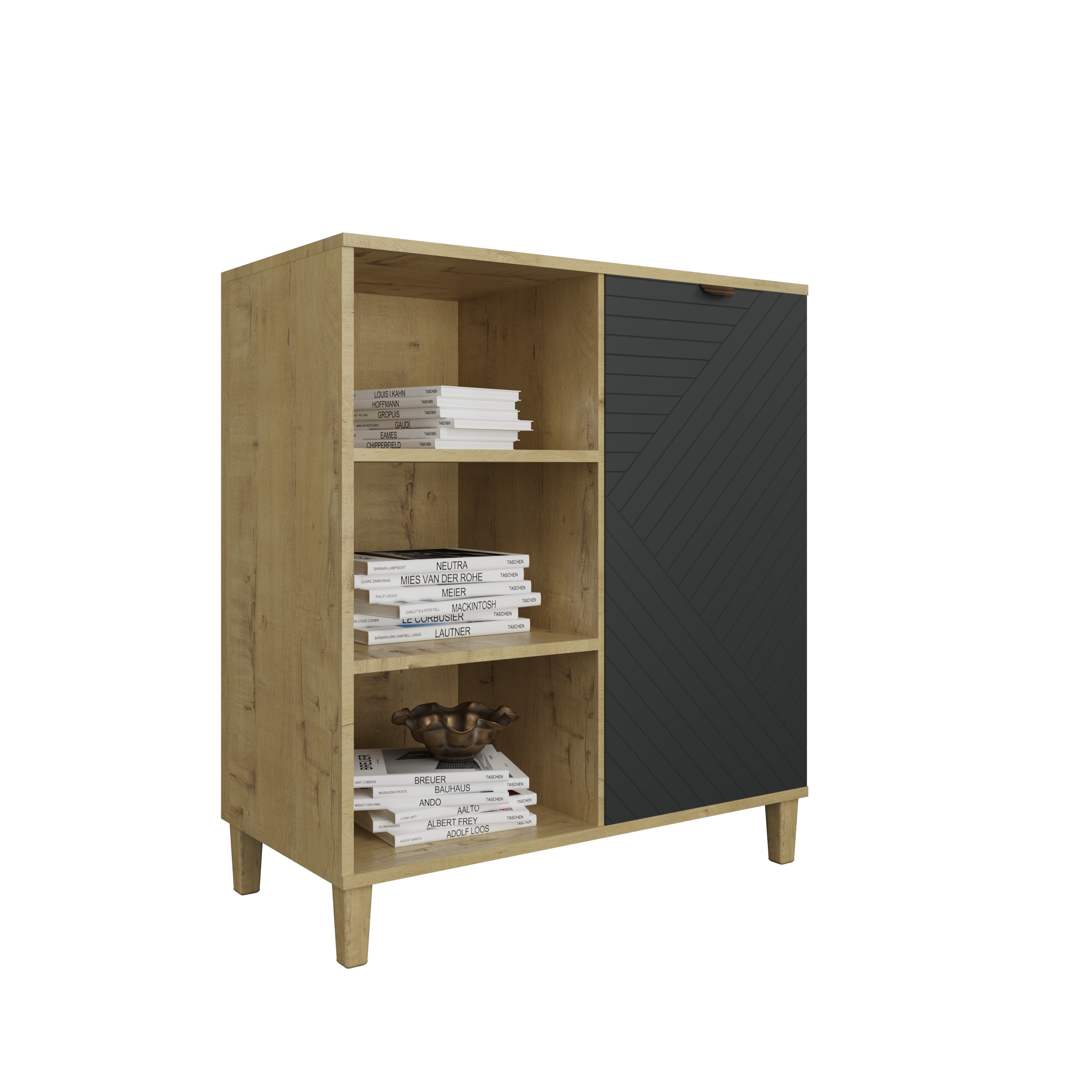 Корпус к комоду "Роттердам" 1 Дуб бунратти