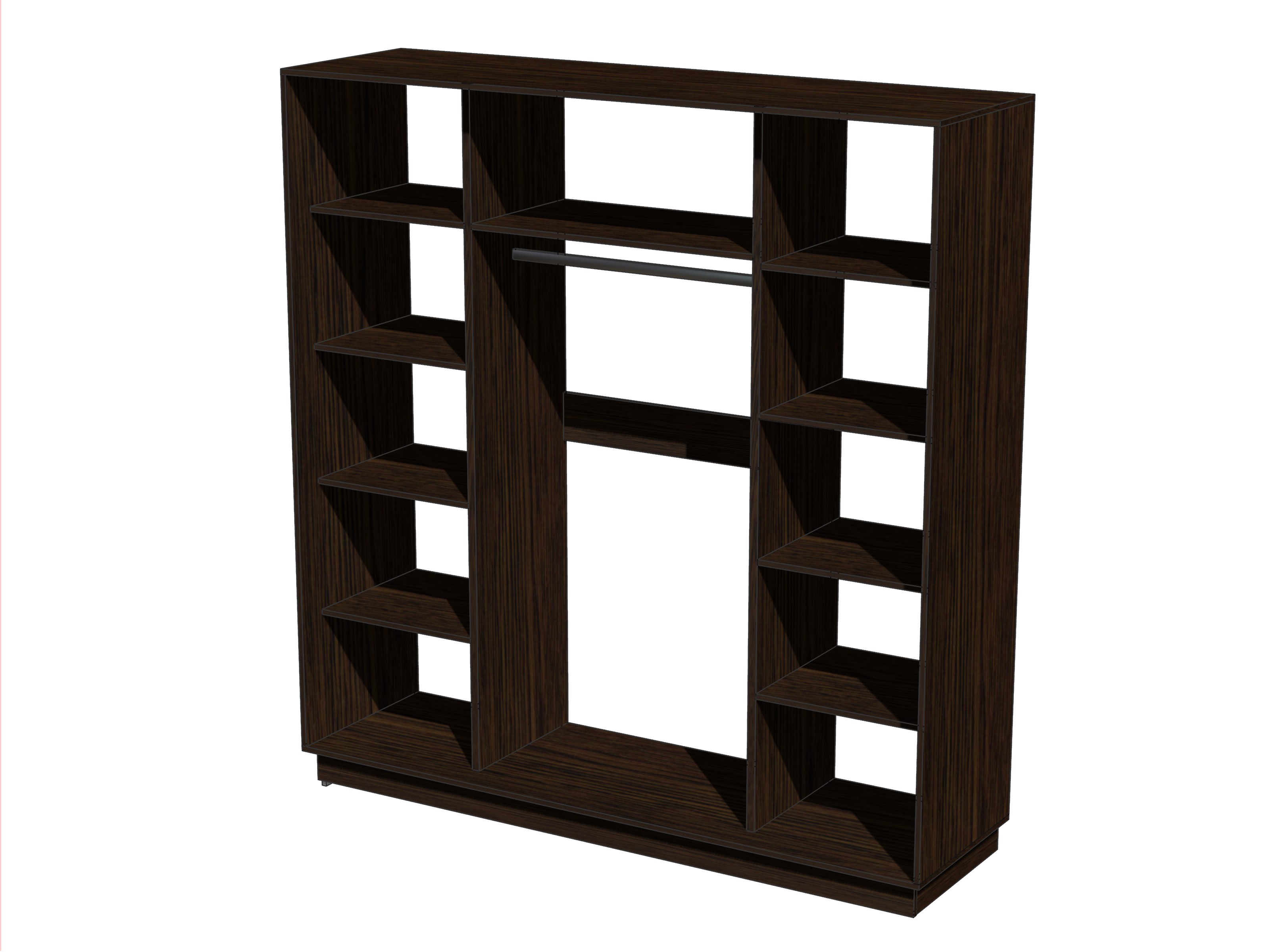 Шкаф-купе "Лайндор" Корпус к шкафу-купе 3-х дверн. 2100 венге