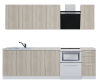 Кухня PLAIN sonoma 2.0м (Без столешницы, мойки, сушки)