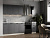 Кухня GRACIA graphite 2м ( без столешницы, мойки, сушки)